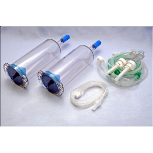 Набор 400110. Набор шприц-колб 200мл/200мл. Для инжектора MEDTRON ACCUTRON.  (Китай)